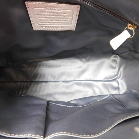 COACH Poppy Colorblock Satchel - Picture 7 of 9